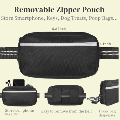 Hands-Free Leashes Pet Leashes Comfortable for Dog