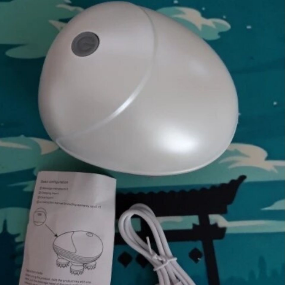 Electric Pet Massager for Dogs and Cats with 4 Massage Heads