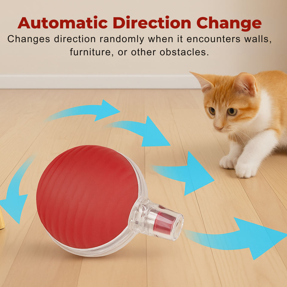 Interactive Ball for Dog & Cat Electric Active Toys