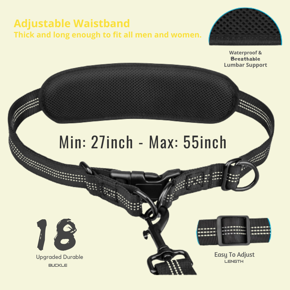 Hands-Free Leashes Pet Leashes Comfortable for Dog