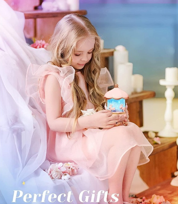 Machoue™ Christmas Musical Carousel Lamp