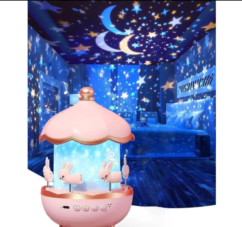 Machoue™ Christmas Musical Carousel Lamp