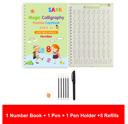 Machoue™Magic Handwriting Practice Copybook Set Learn to Write with Fun!