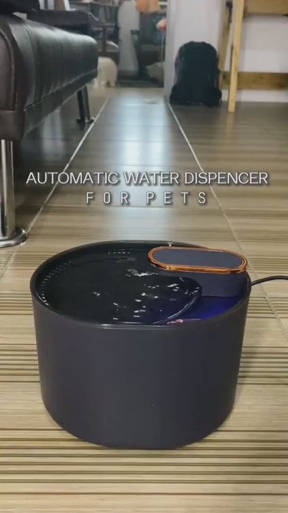 Automatic Pet Cat Water Fountain Mute Water feeder Bowl USB Charger